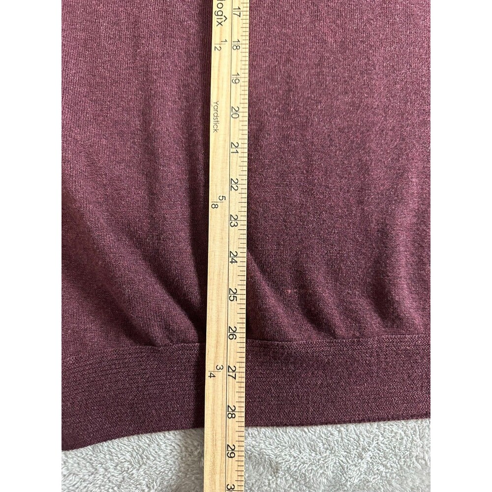 Victoria’s Secret Cashmere Blend Oversized Sweater XL Burgundy Y2K Cozy Soft - Picture 4 of 8